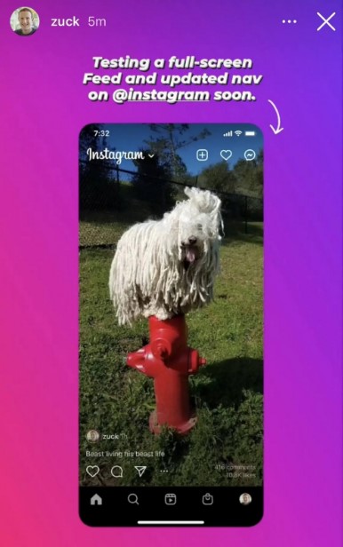 Instagram changes interface and looks more and more like TikTok: for the moment it's just a test
