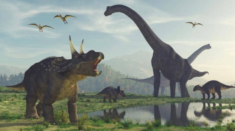 The birth of the dinosaurs was favored by changes in the climate