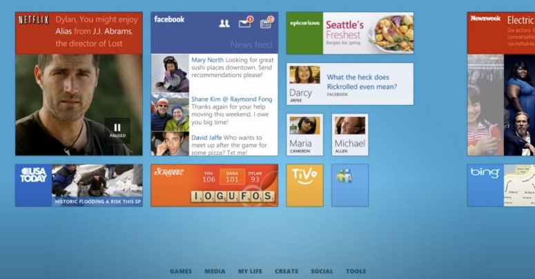 Windows 8 could be like this, a video shows Microsoft's first ideas
