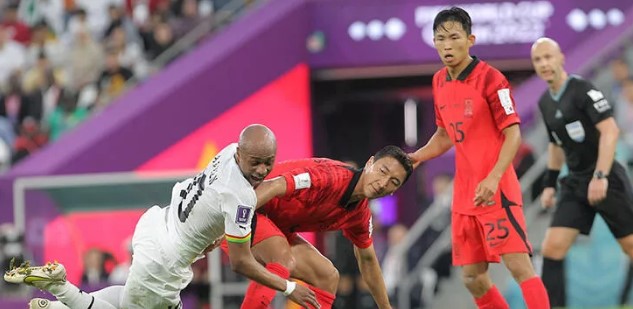 Ghana takes its first win against South Korea