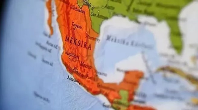 Gas pipe burst in Mexico