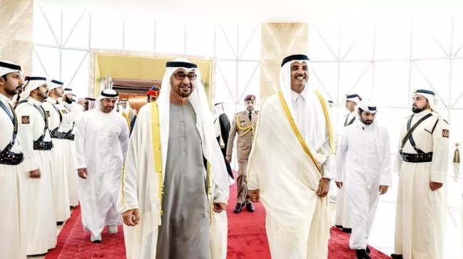 Detente visit from UAE to Qatar