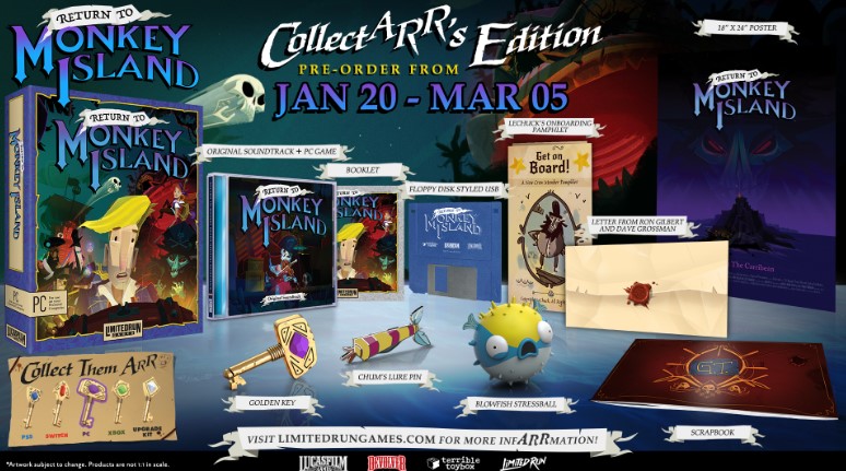 Return to Moneky Island: Collector's Edition of the game revealed
