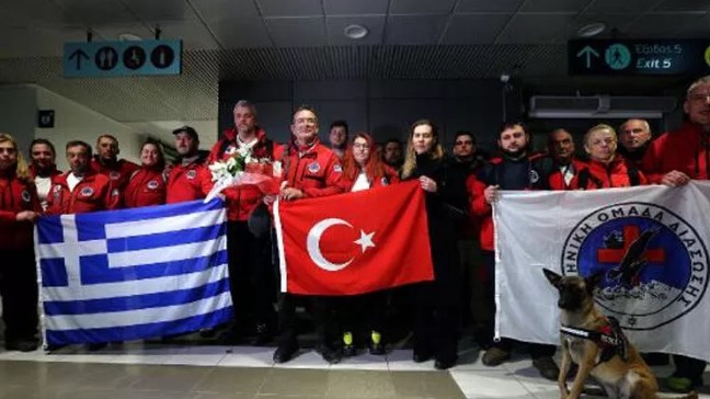 Greek team returned to their country with applause