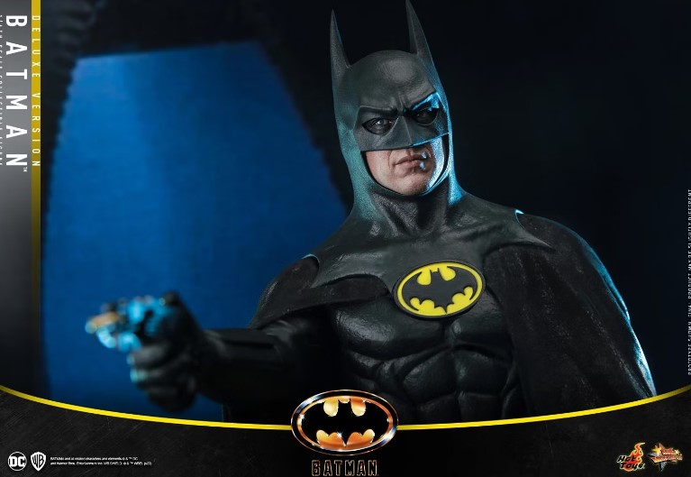 Batman: Michael Keaton's Dark Knight Hot Toys with Batmobile